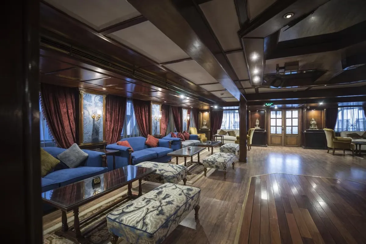 Lounge aboard the SUNRISE Terramar Nile Cruise Nile cruise